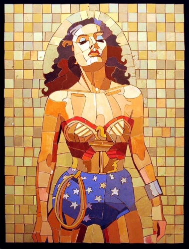 Wonderwoman Mosaic
