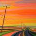 Sunset On Old Montauk Highway (orange)